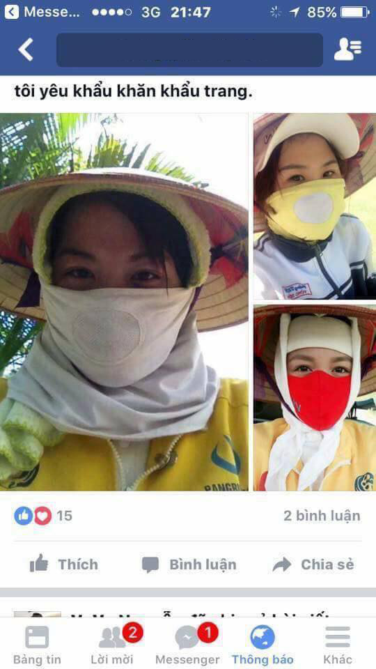 Xuất hiện người phụ nữ nghiện bịt mặt làm náo loạn Facebook - Ảnh 1.