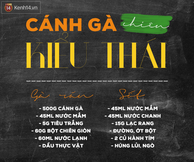 Bỏ túi ngay và luôn cách làm cánh gà rán giòn tan kiểu Thái - Ảnh 1.