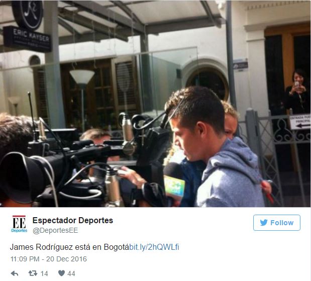 Trai đẹp James Rodriguez xuất hiện ở Đại sứ quán Anh, mở đường sang Man Utd hoặc Chelsea - Ảnh 1.