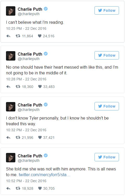 Charlie Puth chia tay Bella Thorne vì phát hiện bạn gái bắt cá hai tay - Ảnh 1.