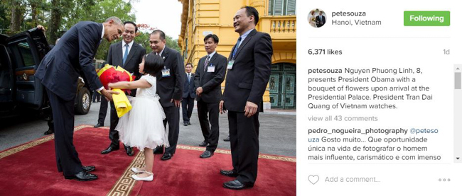 Xem lại những khoảnh khắc ở Việt Nam của Tổng thống Mỹ Obama trên Instagram - Ảnh 3.