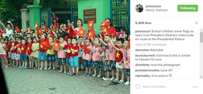 Xem lại những khoảnh khắc ở Việt Nam của Tổng thống Mỹ Obama tr&ecirc;n Instagram - Ảnh 2.