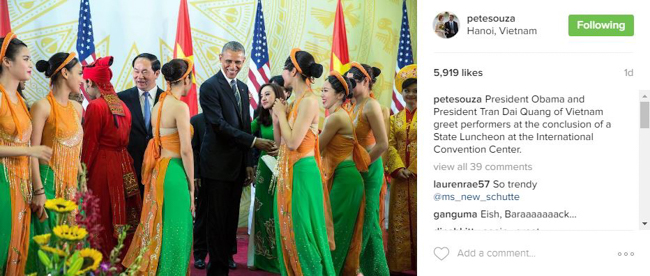 Xem lại những khoảnh khắc ở Việt Nam của Tổng thống Mỹ Obama trên Instagram - Ảnh 7.