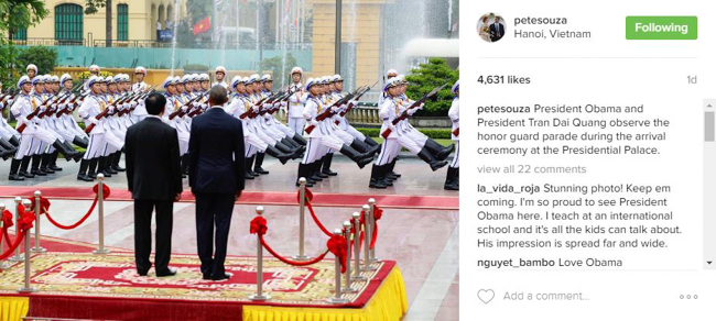 Xem lại những khoảnh khắc ở Việt Nam của Tổng thống Mỹ Obama trên Instagram - Ảnh 4.
