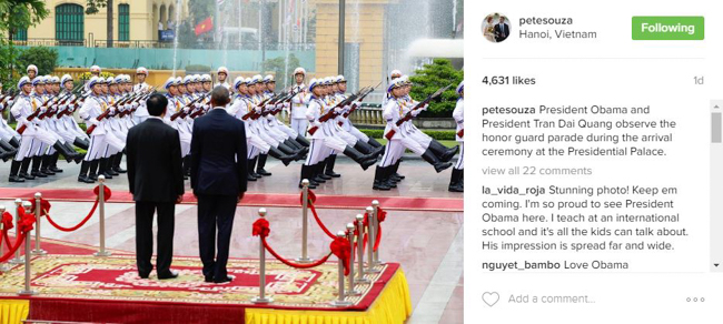 Xem lại những khoảnh khắc ở Việt Nam của Tổng thống Mỹ Obama tr&ecirc;n Instagram - Ảnh 4.