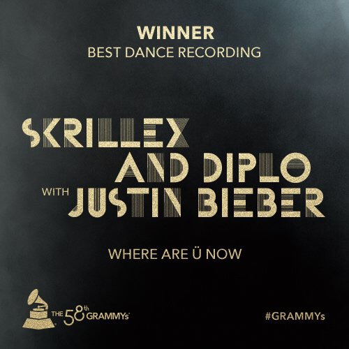 Justin Bieber ẵm giải Grammy đầu tay cùng Skrillex và Diplo - Ảnh 4.