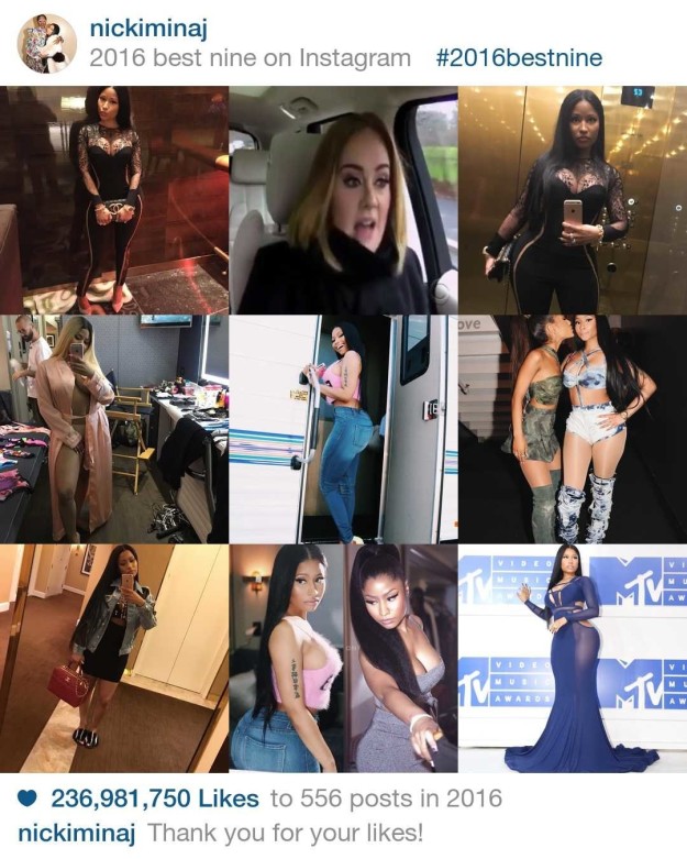 Những người nổi tiếng nhận được lượng like gây choáng trên Instagram trong năm qua - Ảnh 25.
