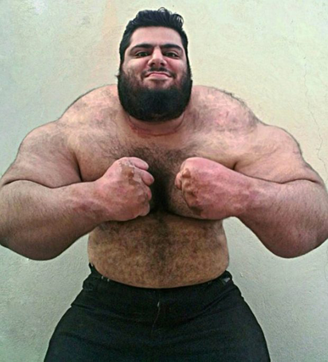 Ai bảo Hulk chỉ có trong phim, ở Iran có một người khổng lồ đời thực đây này - Ảnh 2.