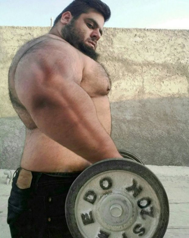Ai bảo Hulk chỉ c&oacute; trong phim, ở Iran c&oacute; một người khổng lồ đời thực đ&acirc;y n&agrave;y - Ảnh 3.