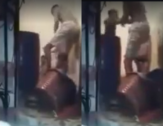 Công an Quảng Bình đang xác minh clip nhúng trẻ em vào thùng nước một cách dã man - Ảnh 2.