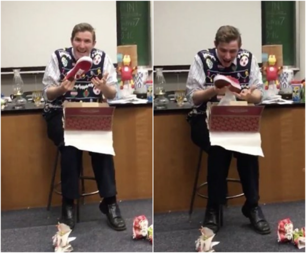 Thầy giáo hạnh phúc nhất Giáng sinh: Được cả lớp bí mật góp tiền tặng đôi giày mình mong ước! - Ảnh 2.