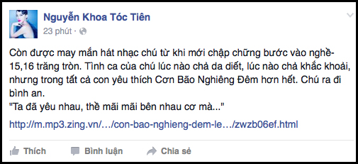 Sao Việt đau lòng, thương nhớ trước sự ra đi của nhạc sĩ Thanh Tùng - Ảnh 11.