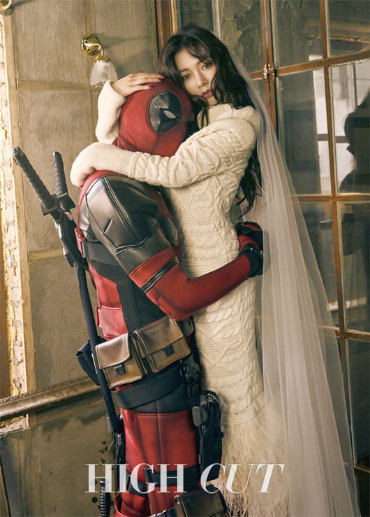Fan sốc khi Deadpool bất ngờ kết hôn với Hyuna - Ảnh 1.