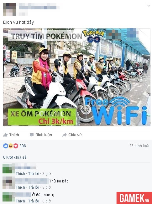 Đến quỳ với dịch vụ xe ôm phục vụ chơi Pokemon GO - Ảnh 2.