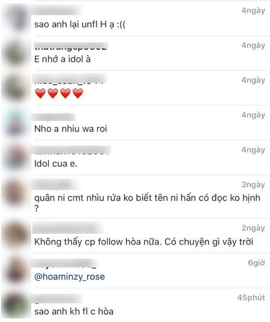 Công Phượng bất ngờ bỏ theo dõi Hòa Minzy trên Instagram - Ảnh 2.