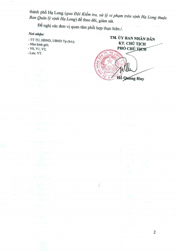 L&atilde;nh đạo th&agrave;nh phố n&oacute;i g&igrave; trước th&ocirc;ng tin Cấm ngắm cảnh khi tham quan vịnh Hạ Long? - Ảnh 2.