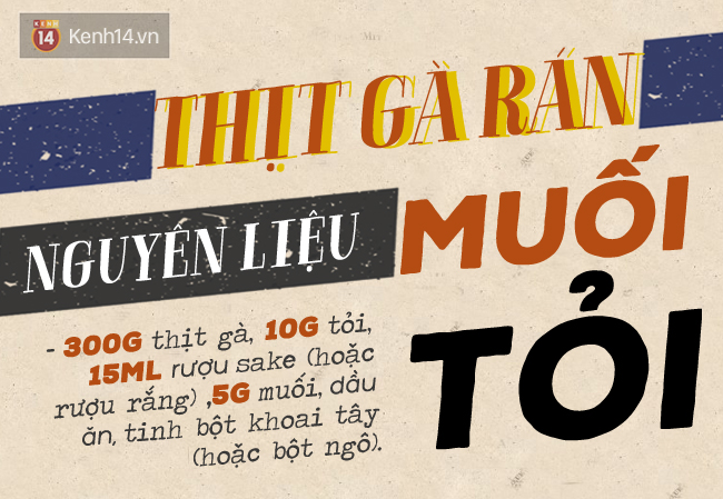 Gà rán muối tỏi giòn thơm đậm đà ăn cực tốn cơm - Ảnh 1.