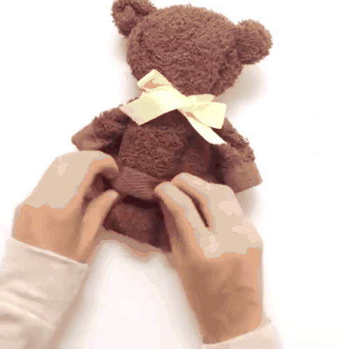 Hô biến chiếc khăn bông thành gấu Teddy siêu dễ thương chỉ trong 3 - Ảnh 7.