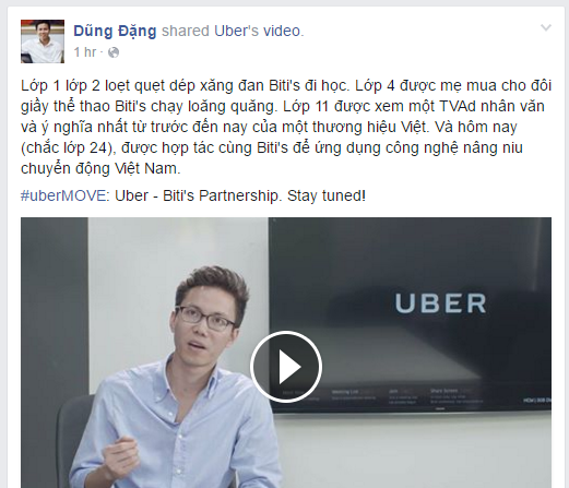 Netizen Việt rần rần với sự kết hợp bất ngờ giữa đại gia Uber và huyền thoại Bitis - Ảnh 7.
