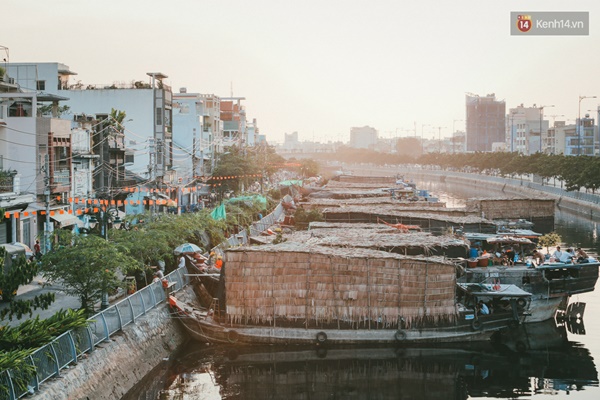 Người Sài Gòn cảm nhận không khí Tết rộn ràng khi hoa xuân cập bến Bình Đông - Ảnh 3.