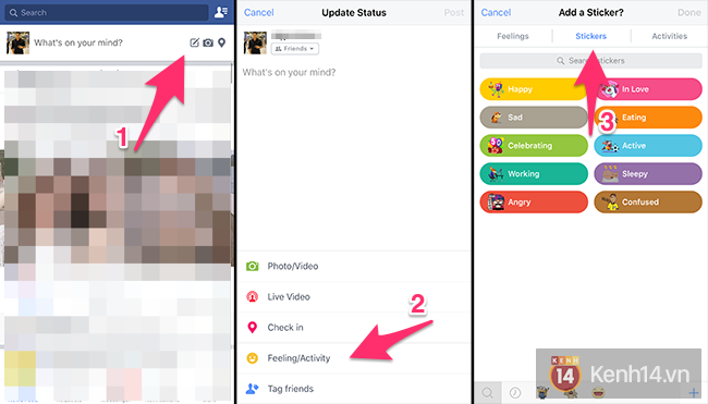 Hướng dẫn đăng status trên Facebook bằng sticker trong một nốt nhạc - Ảnh 2.