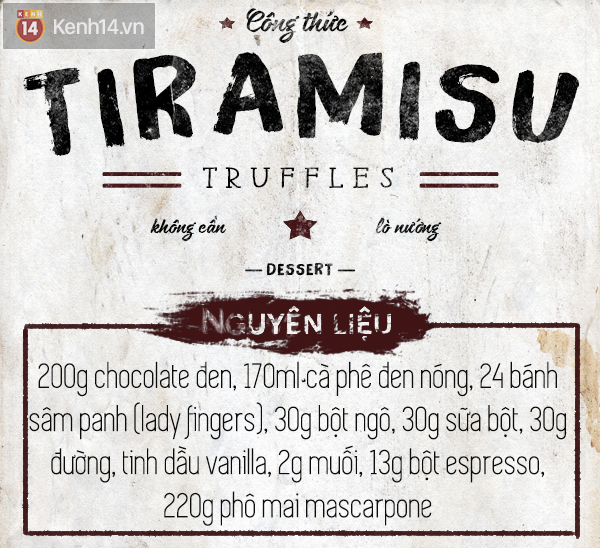 Tiramisu viên: vừa lạ lại vừa ngon - Ảnh 1.