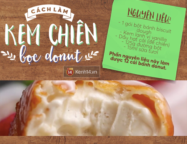 Kem chiên xưa rồi, bây giờ là phải ăn kem chiên bọc donut cơ! - Ảnh 2.