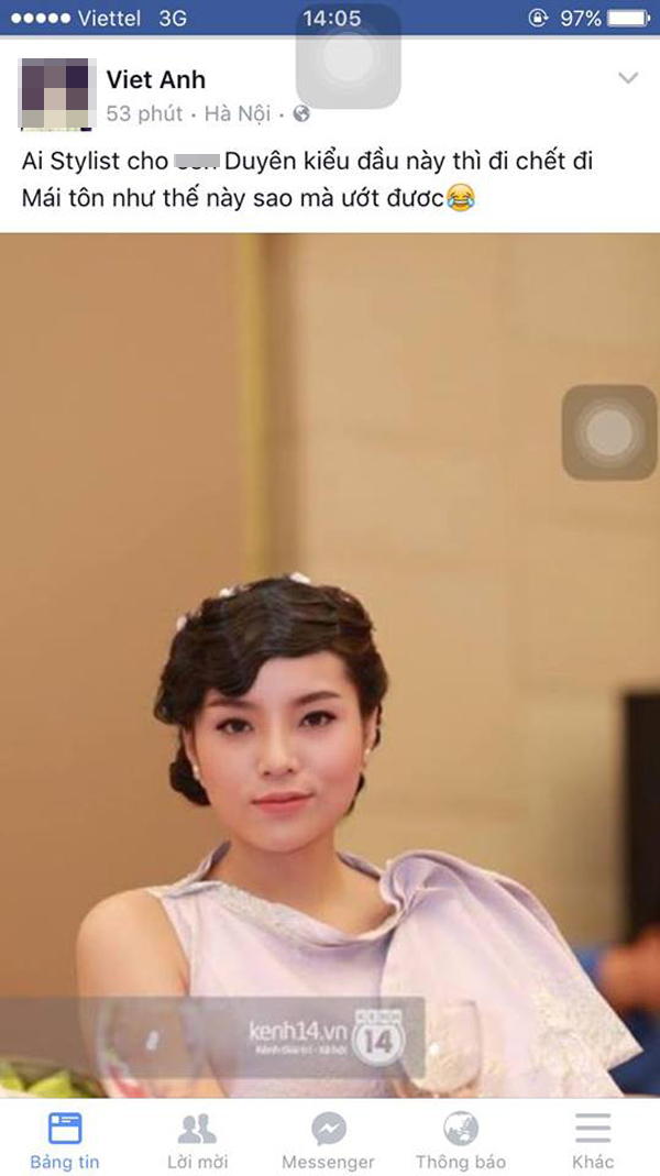 Gây xôn xao vì đến muộn, tóc Kỳ Duyên còn bị chê trông như mái tôn - Ảnh 4.