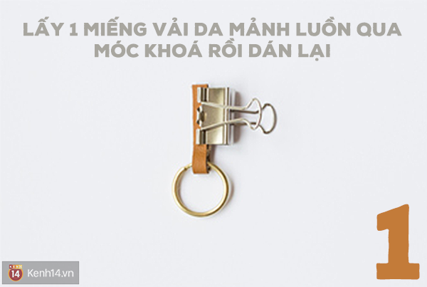 Từ 1 miếng vải làm được đủ kiểu móc chìa khóa, móc túi siêu dễ - Ảnh 8.