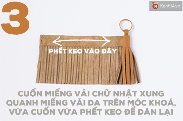 Từ 1 miếng vải làm được đủ kiểu móc chìa khóa, móc túi siêu dễ - Ảnh 10.