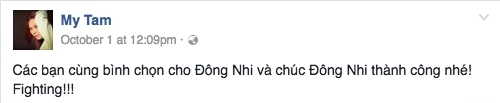 Mỹ Tâm, Hà Hồ, Thu Thảo cùng dàn sao đồng loạt kêu gọi ủng hộ Đông Nhi tại EMA 2016 - Ảnh 2.