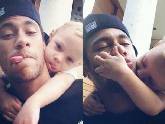 Những khoảnh khắc hài hước “khó đỡ” của Neymar và con trai cưng - Ảnh 5.