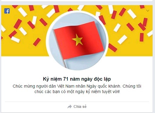 Facebook và Google đồng loạt chào mừng Quốc Khánh Việt Nam 2/9 - Ảnh 2.