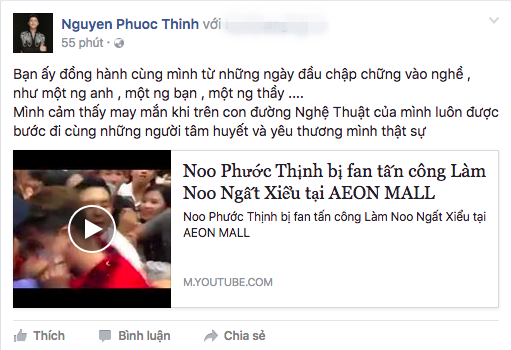 Nam vũ c&ocirc;ng xả th&acirc;n, cứu nguy cho Noo Phước Thịnh tho&aacute;t khỏi cơn b&atilde;o fan cuồng - Ảnh 2.