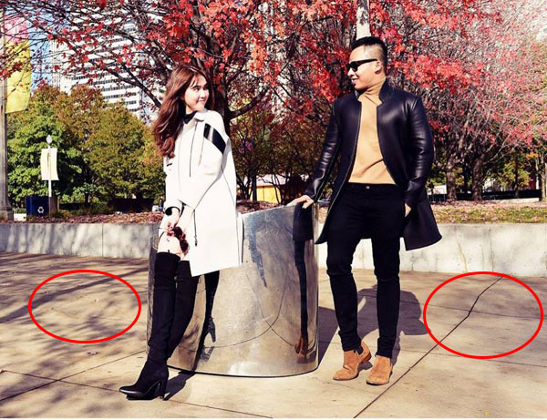 Ngọc Trinh, Khắc Tiệp l&agrave;m nền đất m&eacute;o m&ograve; v&igrave; photoshop qu&aacute; đ&agrave; - Ảnh 2.