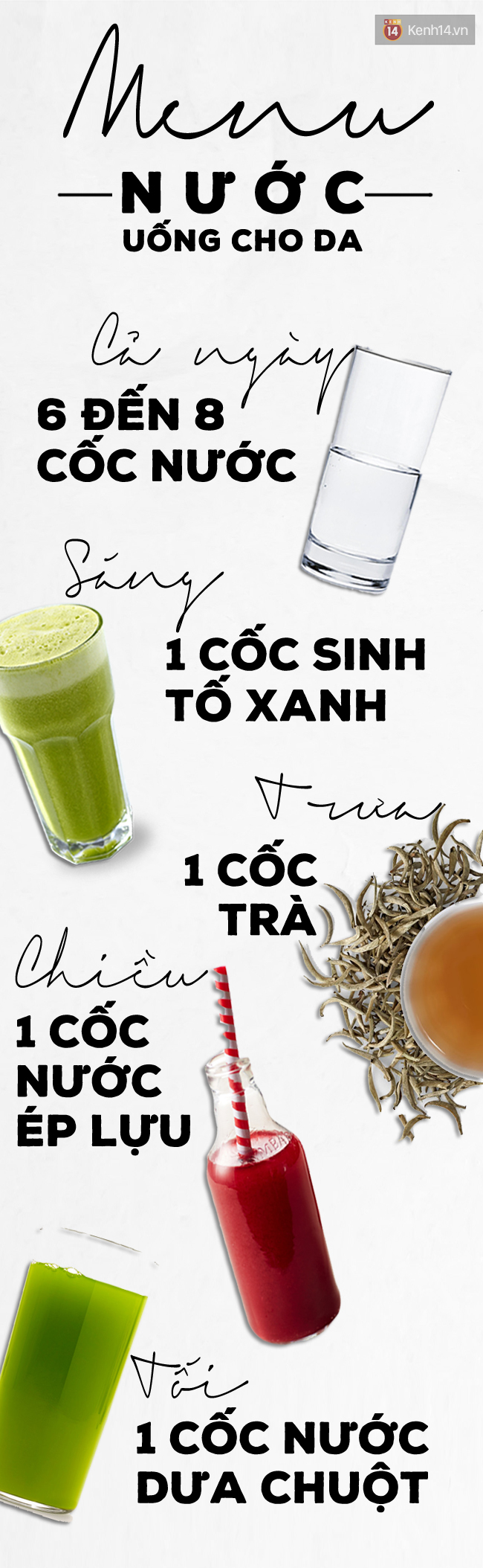 Detox da trong một ngày bằng thực đơn đồ uống đơn giản, không tốn kém - Ảnh 2.