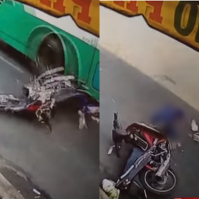 Clip: Thiếu nữ 24 tuổi ở Sài Gòn bị xe buýt cán tử vong tại chỗ - Ảnh 2.