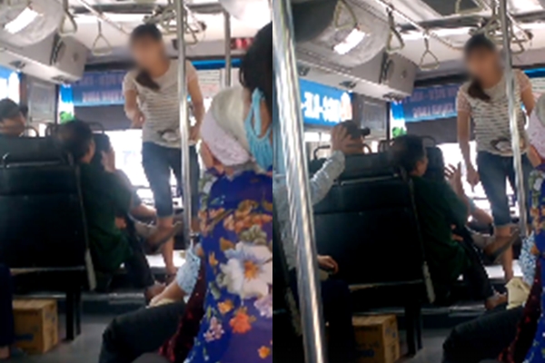 Clip: Nữ nhân viên xe buýt quát mắng, đuổi vị khách lớn tuổi xuống xe chỉ vì 5.000 đồng - Ảnh 3.