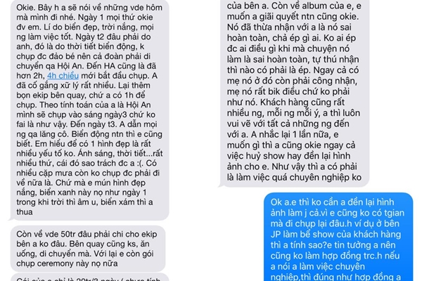 Cô dâu chú rể ở Sài Gòn tố bị nhiếp ảnh gia thuê người đến phá đám cưới để đòi tiền - Ảnh 11.