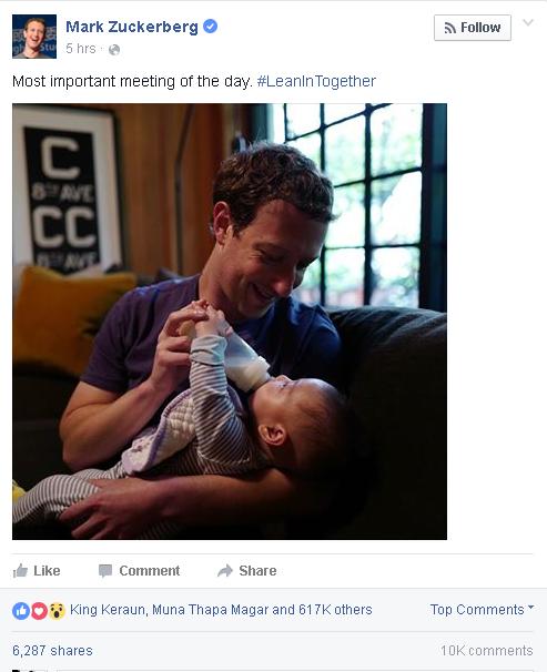 Mark Zuckerberg vừa đăng tải bức ảnh dễ thương nhất của mình, nhưng ý nghĩa đằng sau nó còn lớn hơn - Ảnh 1.