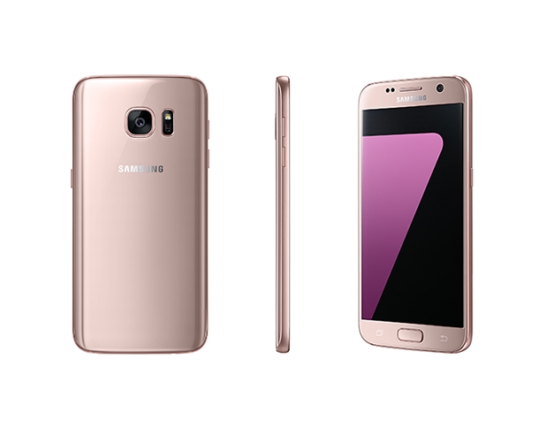 Lại ăn theo Apple, Samsung ra Galaxy S7 và S7 edge vàng hồng - Ảnh 1.