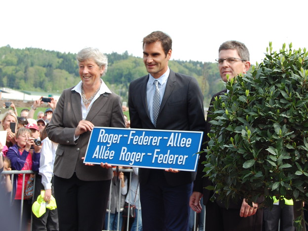 Thụy Sĩ đặt tên đường vinh danh Roger Federer - Ảnh 1.