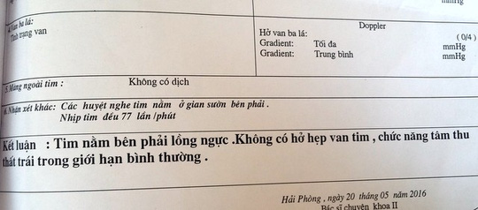 Nam thanh niên ngỡ ngàng phát hiện tim mình ở ngực bên phải - Ảnh 1.