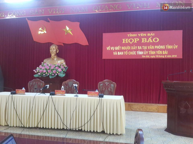 Tỉnh Yên Bái tổ chức họp báo: Bí thư và Chủ tịch HĐND tỉnh bị sát hại bằng súng K59 - Ảnh 1.