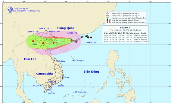 Bão số 3 sẽ quét qua Hà Nội, dự báo mạnh hơn bão số 1 - Ảnh 1.