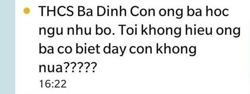 Phụ huynh nhận được tin nhắn từ trường n&oacute;i con học ngu như b&ograve; - Ảnh 1.