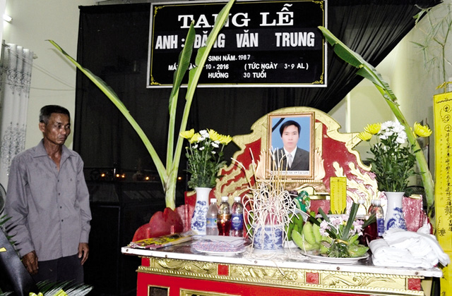 Vụ nổ taxi ở Quảng Ninh: Nỗi đau xé lòng của người cha già chạy xe ôm - Ảnh 1.