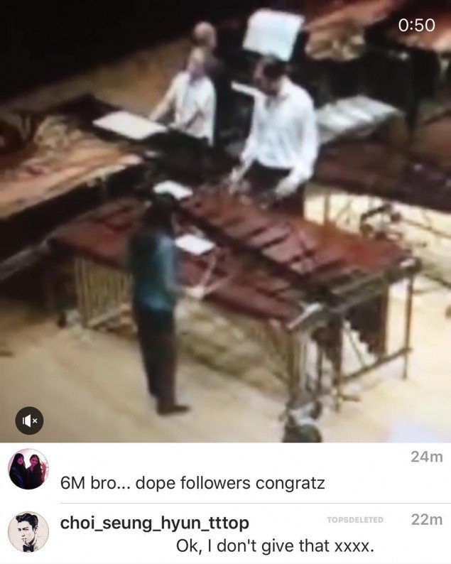 T.O.P (Big Bang) g&acirc;y phẫn nộ khi đ&aacute;p lại lời ch&uacute;c mừng của fan bằng c&acirc;u n&oacute;i tục tĩu - Ảnh 2.