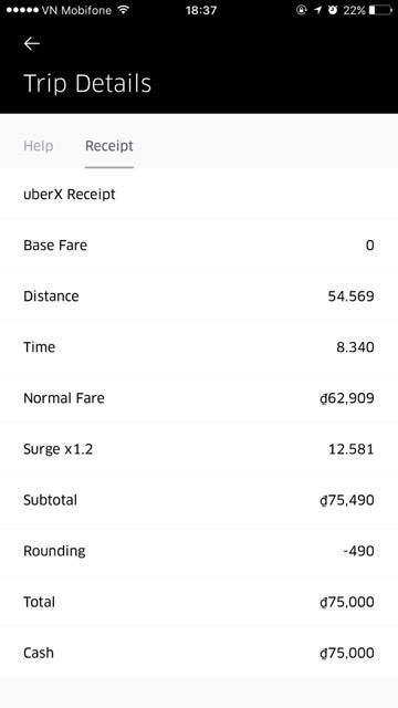 Khách hàng than phiền Uber tính giá không rõ ràng, hiện giá một đằng thu tiền một nẻo - Ảnh 1.