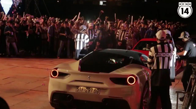 Siêu xe Ferrari Hồ Ngọc Hà đem lên sân khấu là của Cường Đô La - Ảnh 2.